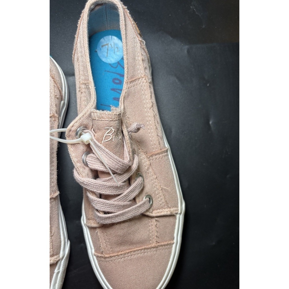 Blowfish Malibu Women's 7.5 Canvas Sneakers Casual Comfort Shoes Mauve Pink - Picture 2 of 5